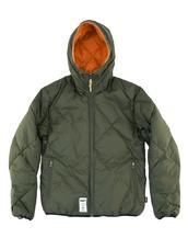 View Item Addict Downstate Jacket Quilted Hooded Warm Coat Olive Green 
